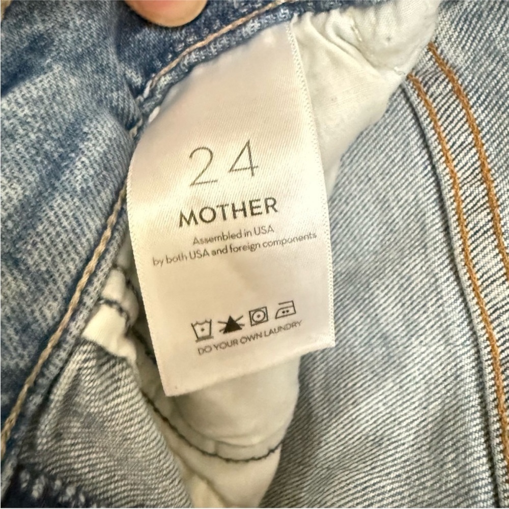 MOTHER Light Blue Flare Jeans - Picture 2 of 7